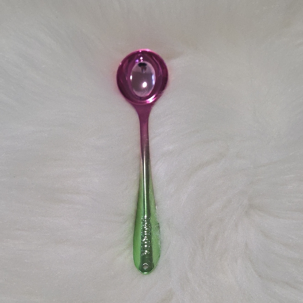 2/$20 NEW Davidstea Pink and Green Watermelon Gradient Perfect Spoon Davids Tea